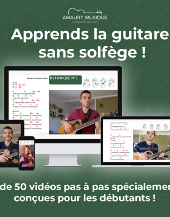 formation guitare débutant amaury musique