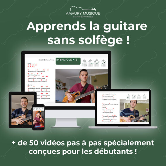 formation guitare débutant amaury musique